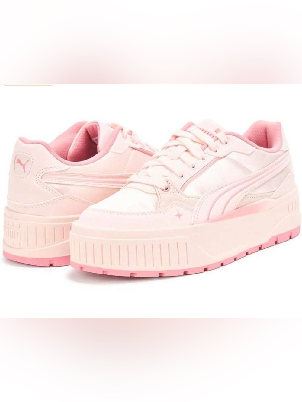 PUMA Pink Platform Sneakers – Size 8 NWOT